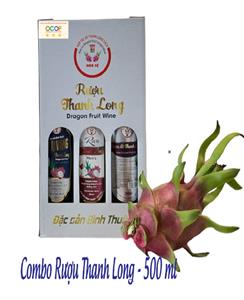 COMBO RƯỢU THANH LONG 3 CHAI 500ml