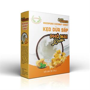 Kẹo dừa sáp vị phô mai kem hộp 100g