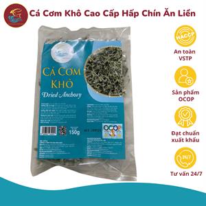 [150g] Cá Cơm Khô Size To Đẹp Ngon Miệng, Còn Đầu, Hàng Đã Hấp Chín, Loại Cao Cấp Xuất Khẩu