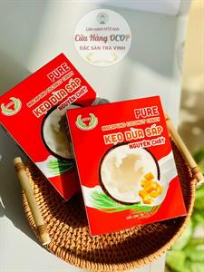 Kẹo dừa sáp nguyên chất hộp 100g