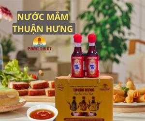 NƯỚC MẮM THUẬN HƯNG 50 ĐẠM⁄ 1 HỘP 8 CHAI 60ML