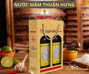 NƯỚC MẮM THUẬN HƯNG 60 ĐẠM⁄ 1 HỘP 2 CHAI 500ML