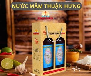 NƯỚC MẮM THUẬN HƯNG 35 ĐẠM⁄ 1 HỘP 2 CHAI 500ML